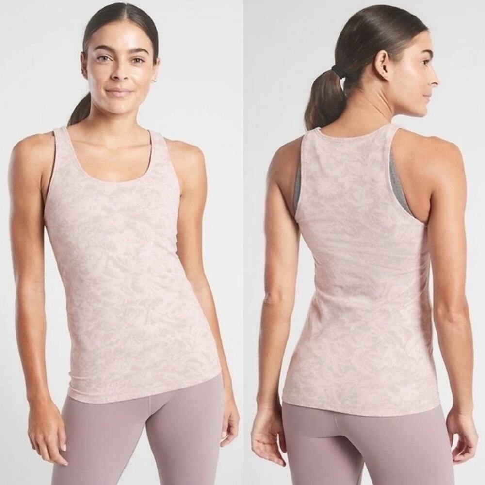 Athleta Scoop Tank Textured Top size Medium